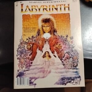 Marvel "Labyrinth" Comic  Adaptation (1986) Like New David Bowie Muppets